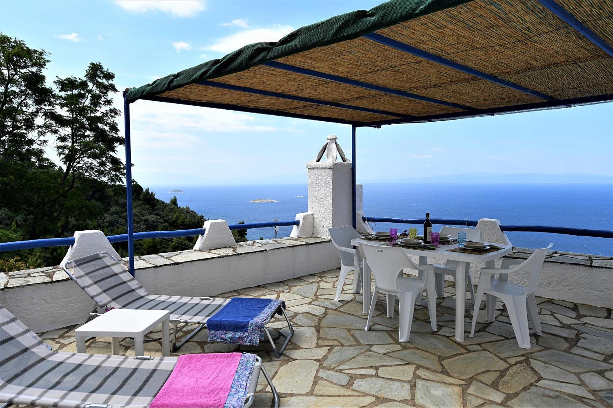 Secret Sporades Panoramic Residence Klíma Esterno foto