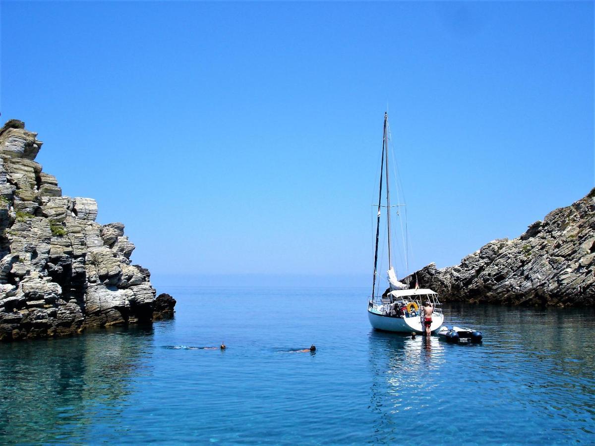 Secret Sporades Panoramic Residence Klíma Esterno foto