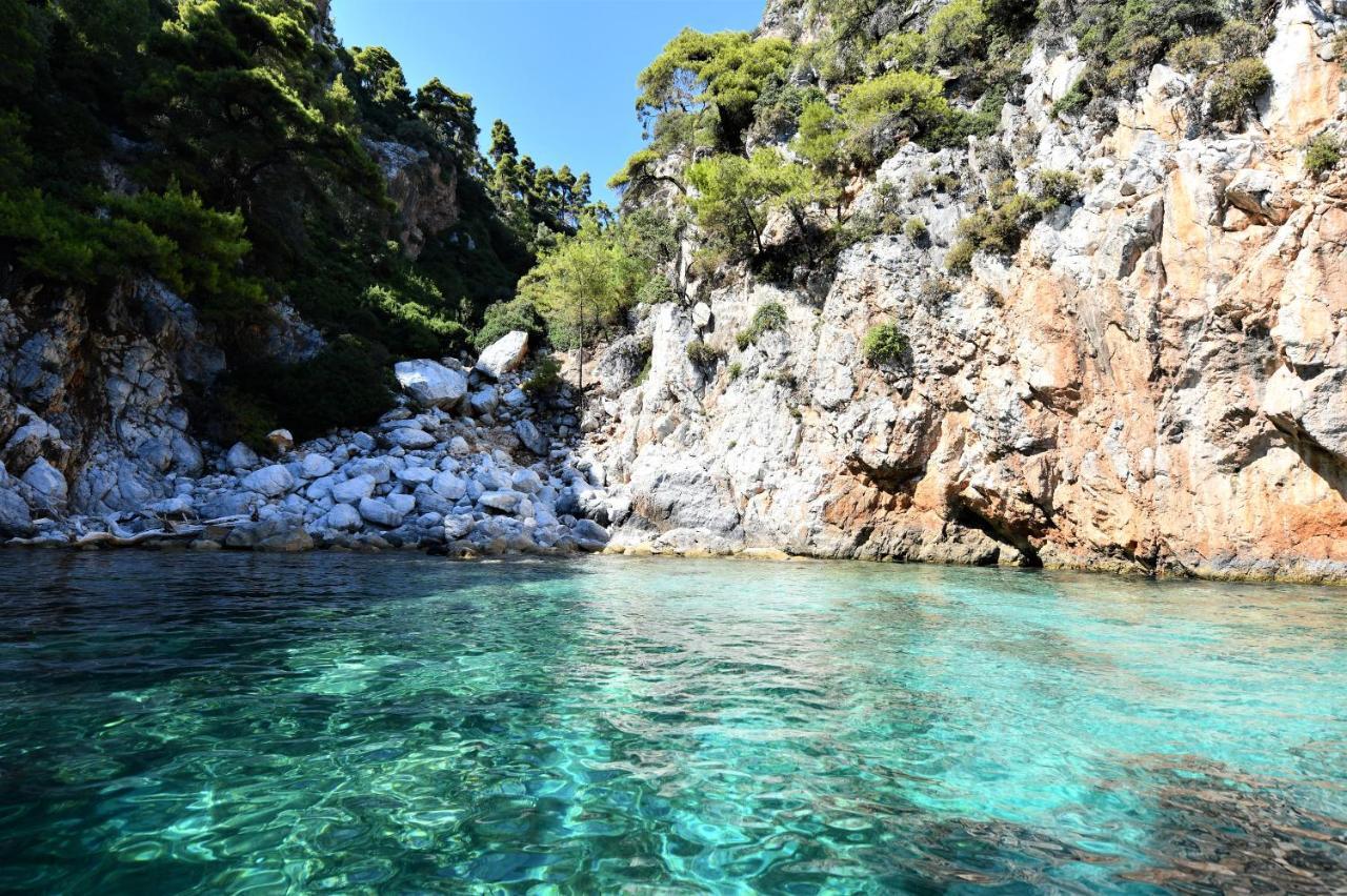 Secret Sporades Panoramic Residence Klíma Esterno foto