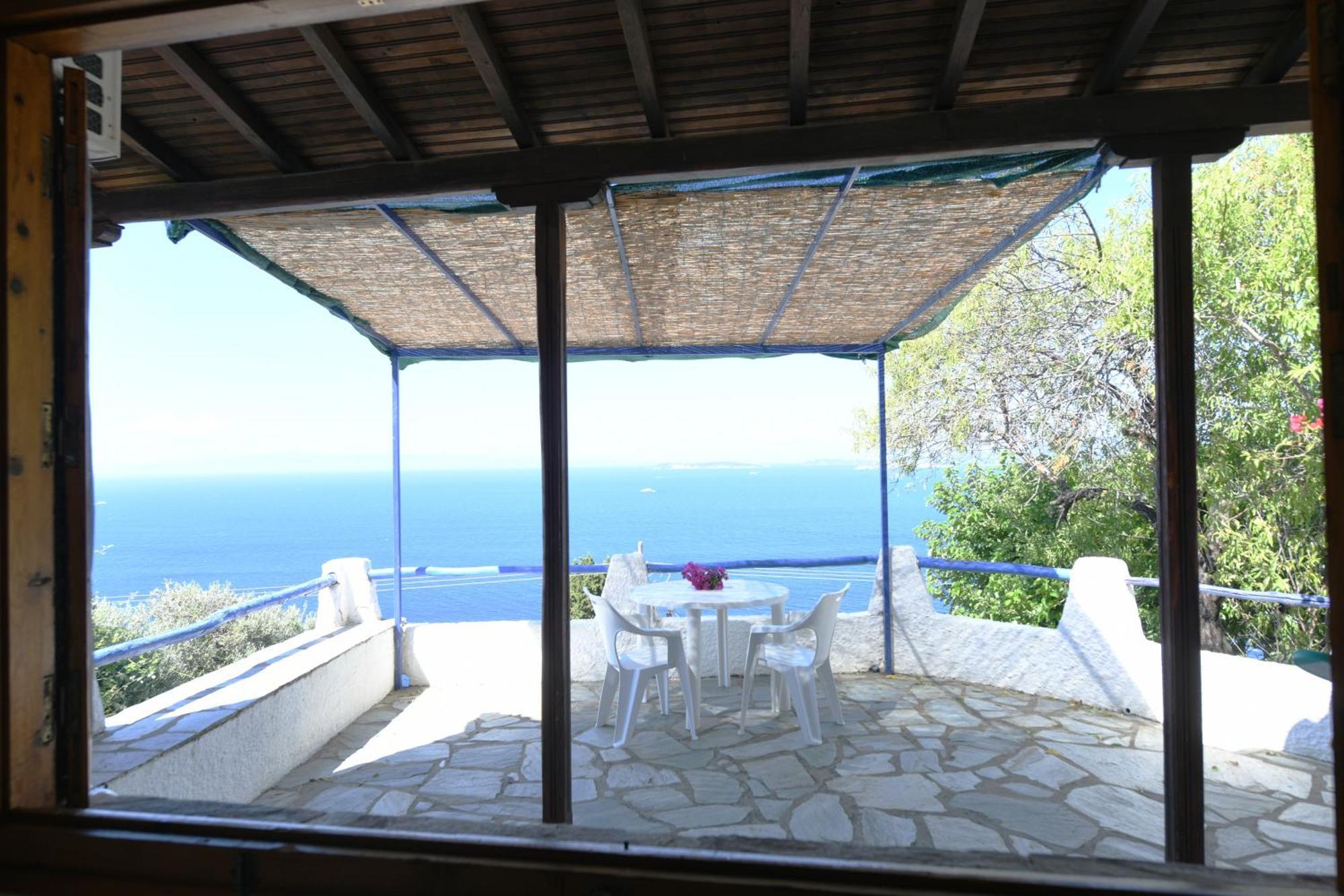 Secret Sporades Panoramic Residence Klíma Esterno foto